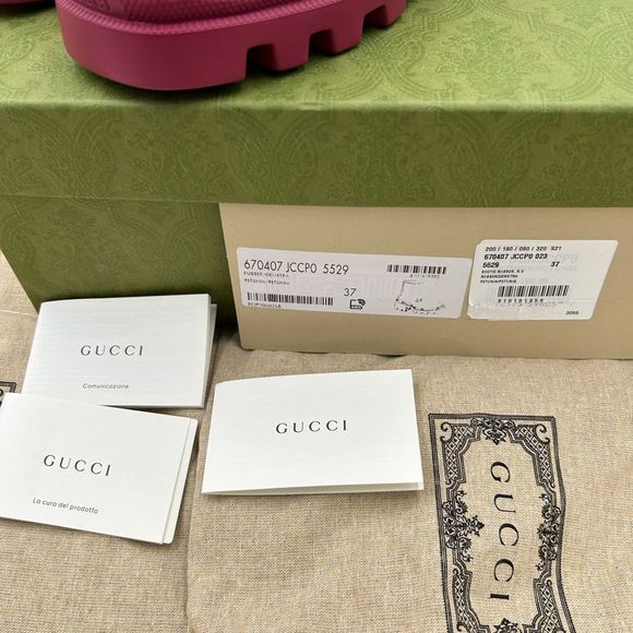 - Women’s Gucci Horsebit, accent, ankle rubber, rain boot size 37made in Italy - Picture 8 of 11